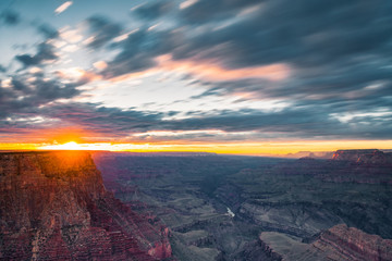Fototapeta na wymiar Sunset of the Grand Canyon