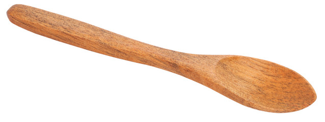 Brown wooden spoon vintage