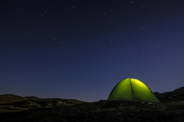 sleeping under the stars