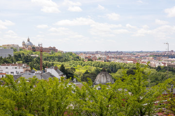 Fototapeta na wymiar Panorama di Madrid - Spagna
