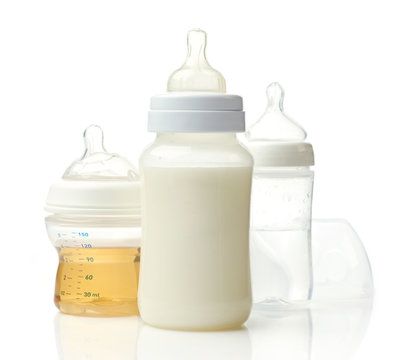 various baby bottles