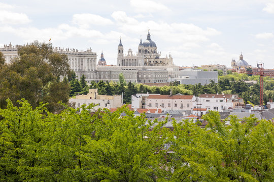 Panorama di Madrid - Spagna