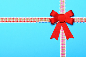 decorative valentine red bow