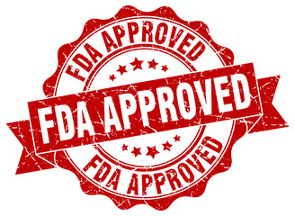 Fototapeta premium fda approved stamp. sign. seal