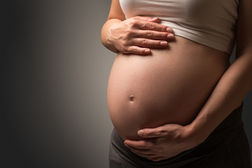 Pregnant Woman belly - obrazy, fototapety, plakaty