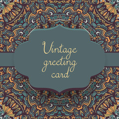 retro vintage banner template