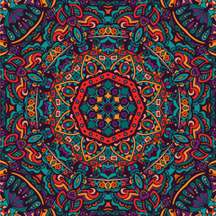 Abstract Tribal vintage ethnic seamless pattern