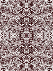 tribal ethnic vintage henna ornamental pattern