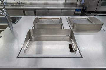 view of the industrial kitchen equipment