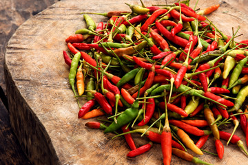  chilli ,raw material for cooking .
