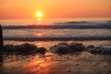 Sunrise at the ocean