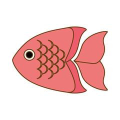 colorful fish icon image vector illustration design