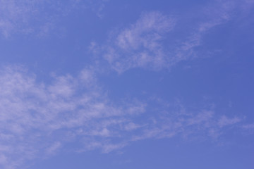 clouds in the blue sky, background
