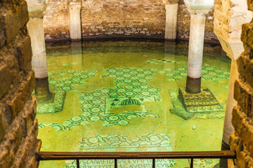 ancient flooded crypt