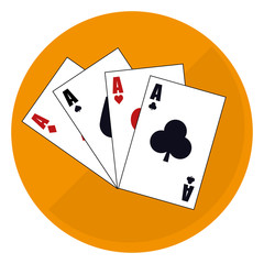 card game casino related icons image vector illustration design 