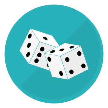 dice game casino related icons image vector illustration design 
