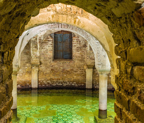 ancient flooded crypt