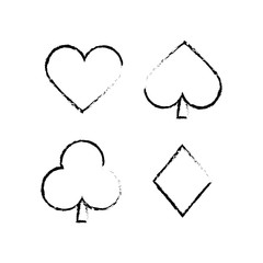 cards game casino related icon image vector illustration design 