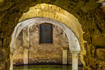 ancient flooded crypt