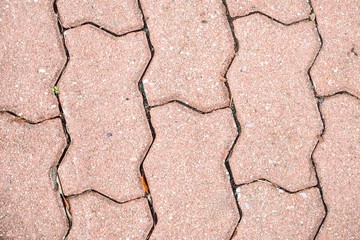 Fototapeta premium Red Brick Ground Texture