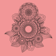 Ethnic pattern on International Women's Day