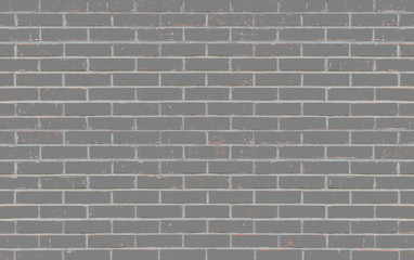 Grey old brick wall texture background.