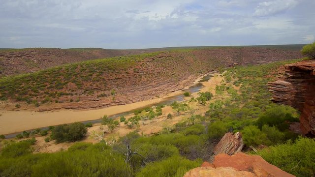 Murchison river valley, Z Bend Gorge lookout, Kalbarri National Park, West Australia
