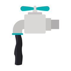 Tap icon. Faucet ecology water drink liquid and beverage theme. Isolated design. Vector illustration