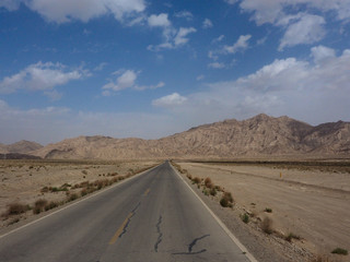Fototapeta na wymiar Endless road,Xinjiang,China.