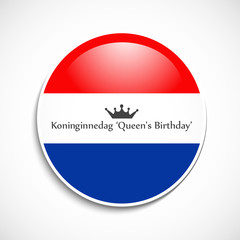 King's day background