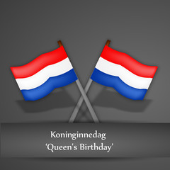 King's day background