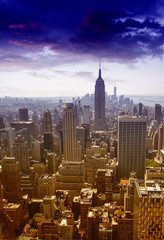 Fototapeta na wymiar Skyline Manhattan, NYC