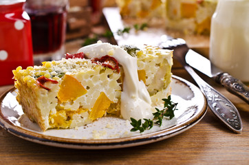 Casserole with vegetables