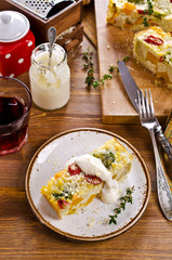 Casserole with vegetables