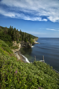 Landscape in Parc Forrillon, Canada