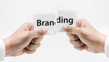 Branding word/business concept