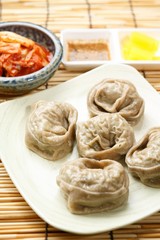 buckwheat Dumplings. memil Mandu