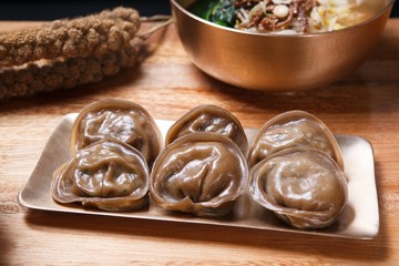 buckwheat Dumplings. memil Mandu