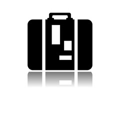 suitcase luggage travel icon image vector illustration design 