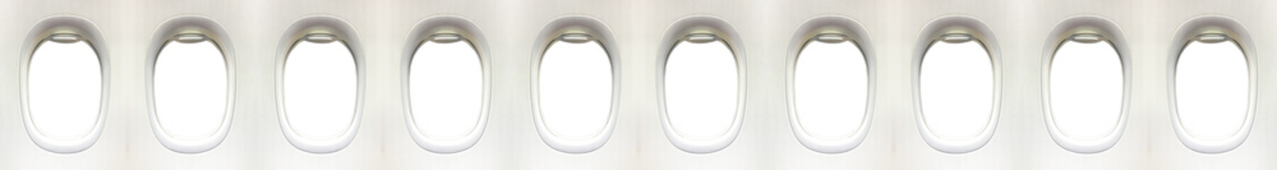 Naklejka premium Airplane window and space for your design, clipping path