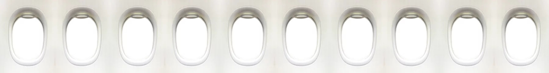Stickers fenêtre Avion Airplane window and space for your design, clipping path