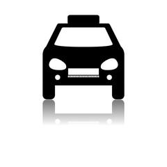 taxi car icon image vector illustration design 