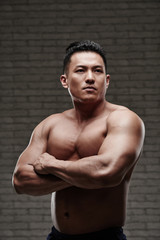 Fototapeta premium Confident sportsman