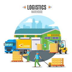 Logistic Warehouse Template