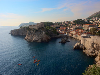 Dubrovnik old city harbor,Croatia