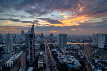 Fototapeta premium Bangkok morning view
