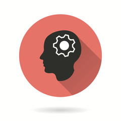 Brain - vector icon.