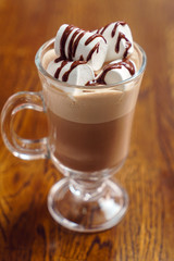 hot chocolate with marshmallow
