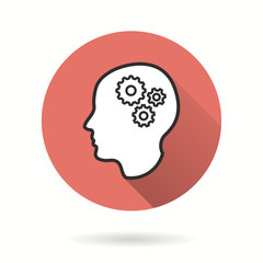 Brain - vector icon.