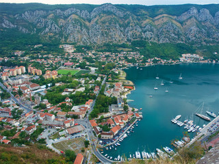 Obraz premium Kotor harbor,Montenegro